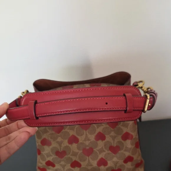 Willow Bucket Bag In Signature Canvas With Heart Print
C8389 - Picture 16 of 16